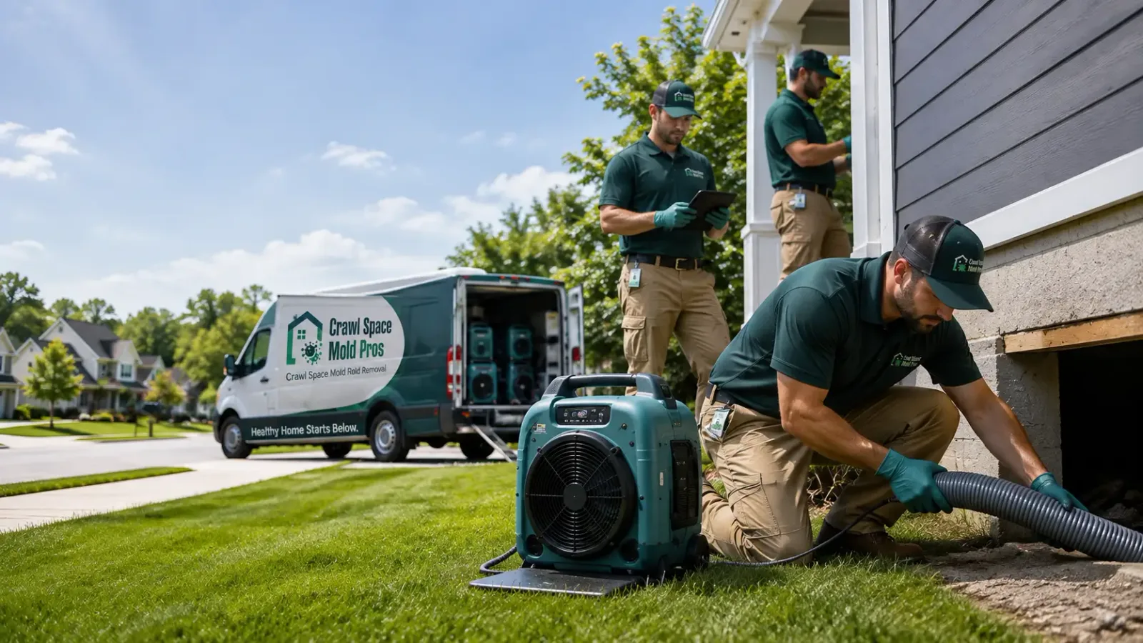 Crawl Space Mold Removal in Devens, MA